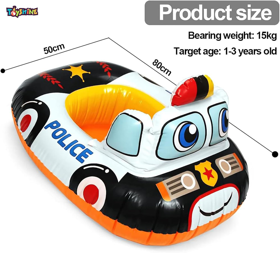 Toyshine Inflatable Police Theme Swimming Pool Tub Tube Water Play Centre Toy for Kids - 78 x 58 Cms