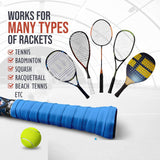 Toyshine 4 Pieces Tennis Badminton Racket Overgrips, Anti-Slip and Super Absorbent Sweat Tennis Racket Grip Tape (Mustard) SSTP