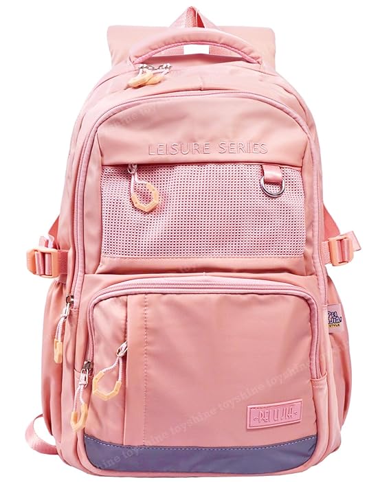 Toyshine 18 Inches High School College Backpacks for Teen Girls Boys Lightweight Bag