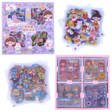 Toyshine Cute Decorative Handbook Washi Stickers Gift Box (2 Sets) for Scrapbook Diary Planner DIY Craft Album Calendar Notebook Laptop Phone Case - C