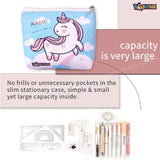 Toyshine Pack of 24 Unicorn Soft Mini Pencil Storage Case Pouch- Kids School Supply Organizer Students Stationery Pouch for Girls