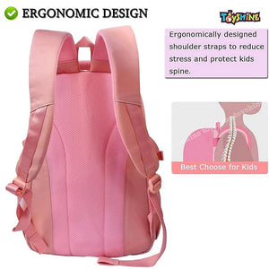 Toyshine 18 Inches High School College Backpacks for Teen Girls Boys Lightweight Bag