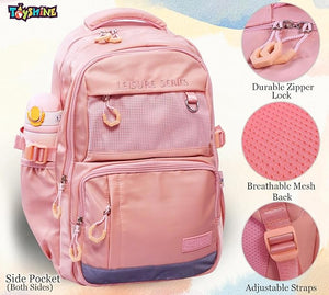 Toyshine 18 Inches High School College Backpacks for Teen Girls Boys Lightweight Bag