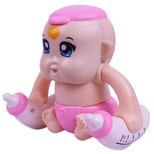 Toyshine Battery Powered Voice Control Cute Adorable Tumbling Baby with Dynamic Sound Musical Interactive Toy for Babies & Kids