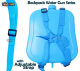 Toyshine Holi Water Toy Gun with Pressure Mechanism for Long Throw, Back Holding Tank, Back Holding Tank, 3.0 L, Doll Blue