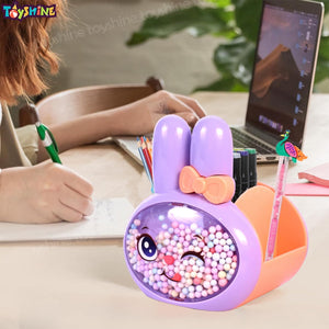 Toyshine Bunny Buddy Design Pen or Pencil Holder Kids Pen Holders Stationer