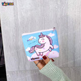 Toyshine Pack of 24 Unicorn Soft Mini Pencil Storage Case Pouch- Kids School Supply Organizer Students Stationery Pouch for Girls