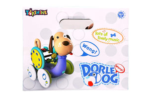 toyshine musical dog with rattle sound | educational interactive learning features battery operated toy- Multi color