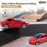 Toyshine 1:16 Scale 2.4Ghz Rechargeable Remote Control Fast Racing Toy Car inbuilt with Opening Doors Feature for Kids Adults - Red
