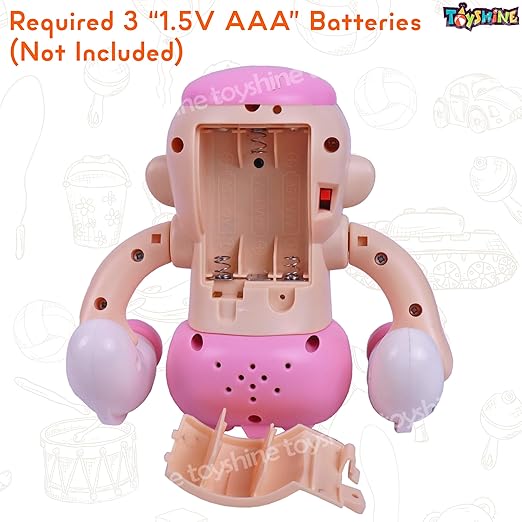 Toyshine Battery Powered Voice Control Cute Adorable Tumbling Baby with Dynamic Sound Musical Interactive Toy for Babies Kids