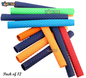 Toyshine Cricket Bat Grip (Pyramid Design), Pack of 12, Color May Vary (SSTP) (TS-2022)