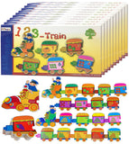 Toyshine 123 Train Puzzle Numbers Toy, Educational and Learning Toy - 123