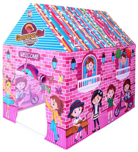 Toyshine glamarous girl themed tent house, play tent for kids