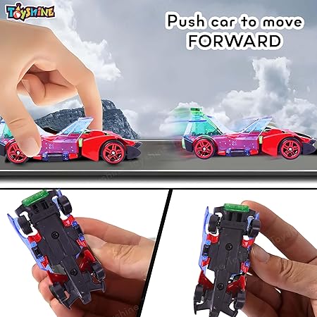 Toyshine Pack of 6 Free Wheel Speed Racing 1:72 Scale Die cast Kids Collectable Vehicle Toy Set Educational Play Set Return Gift for Age 3+