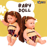 Toyshine 14 Inches Realistic Look Button Press Talking Toy Baby Doll for Kids Adorable Toy for Ages 1 2 3