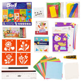 Toyshine 5 in 1 Craft Activity Kit Gifts Party Favors Entertaining DIY Learning Game for Children Art and Craft Gift