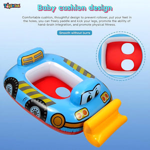 Toyshine Inflatable Construction Theme Swimming Pool Tub Tube Water Play Centre Toy for Kids - 78 x 58 Cms