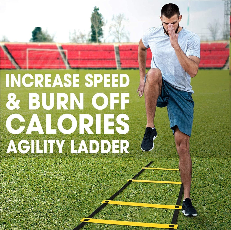 Agility ladder discount hurdles and cones