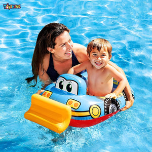 Toyshine Inflatable Construction Theme Swimming Pool Tub Tube Water Play Centre Toy for Kids - 78 x 58 Cms