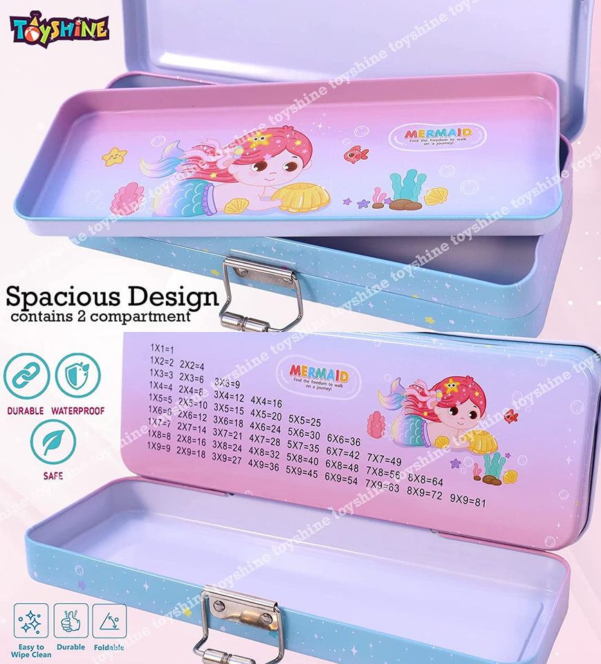 Pencil Box, 2 Pack, Assorted Color, Pencil Case For Kids, Pencil