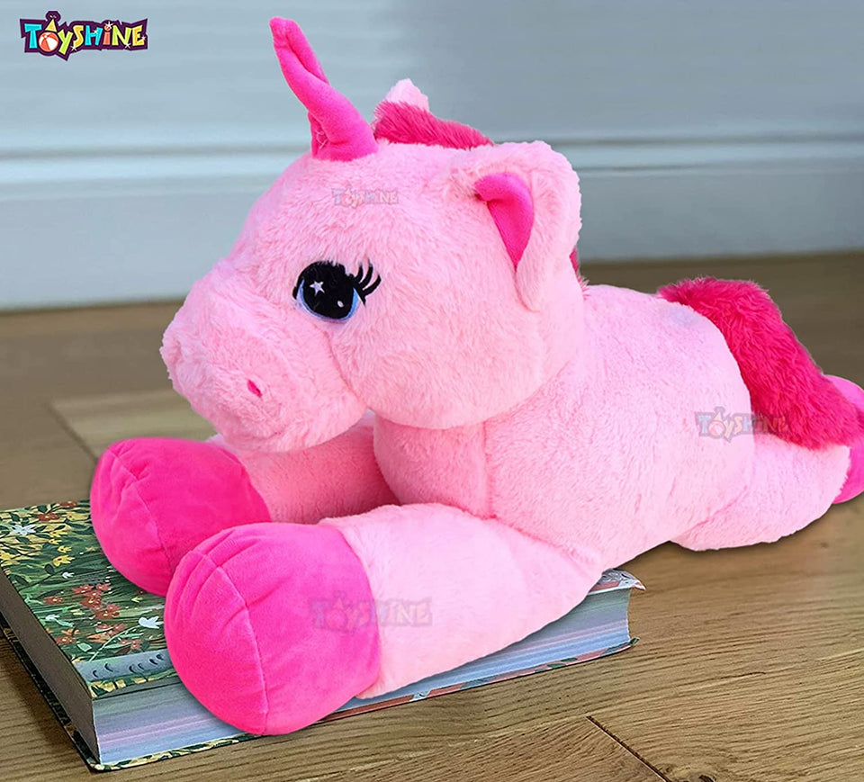 Toyshine Large Unicorn Stuffed Animal Soft Large Unicorn Plush Pillow Toy Gift for Girls Boys (Pink, 76 Cms)