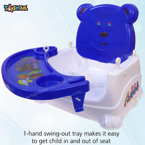 Toyshine Multipurpose Baby Booster Seat, Swing, Feeding High Chair, M2 - Blue
