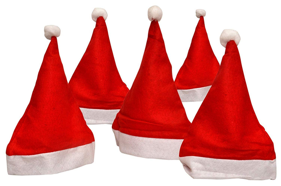 Toyshine Christmas Tree Celebration Combo | 6 Ft Tree, 96 Pcs Decoration + 10 Christmas Caps Free Size