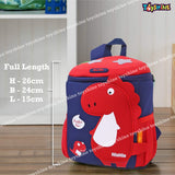 Toyshine Dinosaur Backpacks for Kids Girls Boys Cute Dinosaurs Dino Toddler Backpack Preschool Nursery Travel Bag - Mini Size - Red