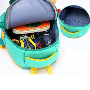 Toyshine Dinosaur Frappe Backpacks for Kids Girls Boys Cute Dinosaurs Dino Toddler Backpack Preschool Nursery Travel Bag - Mini Size - Yellow