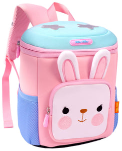 Toyshine My Cutesy Rabbit Backpacks for Kids Girls Boys Cute Toddler Backpack Preschool Nursery Travel Bag - Mini S - Blue