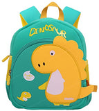 Toyshine Dinosaur Oozle Backpacks for Kids Girls Boys Cute Dinosaurs Dino Toddler Backpack Preschool Nursery Travel Bag - Mini Size - Green