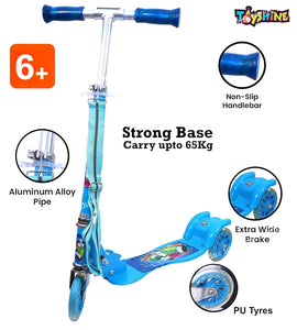 Toyshine Curved Base Scooter Runner Ride-on 2 Wheel Kick Scooter for Boys and Girls