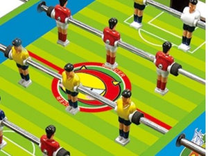 Toyshine Mid-Sized Foosball, Mini Football, Table Soccer Game, 4 Rods, 20 Inches
