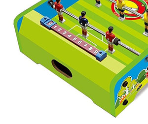 Toyshine Mid-Sized Foosball, Mini Football, Table Soccer Game, 4 Rods, 20 Inches