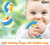 Toyshine Pack of 8 Rattle Set for New Born Babies, Toy for Babies, Non-Toxic