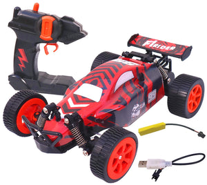 Toyshine Moto Clon F1 Rider Remote Control Truck Car 2.4 GHz System 1:18 Scale Size Working Suspension - Red