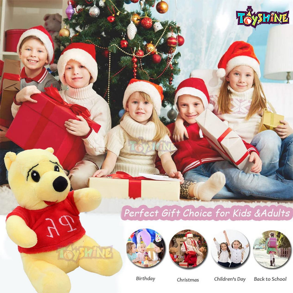 Toyshine PH Soft Toy for Kids Boy Girl Baby | Soft Feather Cotton Fabric, Smile Bear, Yellow