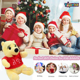 Toyshine PH Soft Toy for Kids Boy Girl Baby | Soft Feather Cotton Fabric, Smile Bear, Yellow