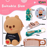 Toyshine Soft Touch Girls Mini Hanging Cute Children Side Bags with Strap for 4~8 Years Baby Girl