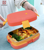 Spanker Lunch Box Thermal Stainless Steel Insulation PERI PERI Box Tableware Set Portable Lunch Containers for Kid Adult Student Children Keep Food - Pink