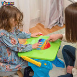 Toyshine Pack of 2- Unicorn and Heart Heavy Pop it - Fidget Popping Sounds Toy, BPA Free Silicone, Push Bubbles Toy for Autism Stress Reliever, Sensory Toy Pop It Toy
