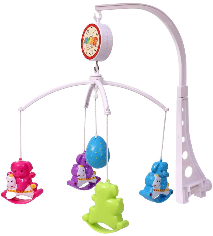 Cot bed hot sale musical toys