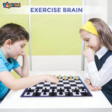 Toyshine 36cm Magnetic Chess Set with Folding Chess Board and Pieces Strategic,Challenging & Tactical Game for Beginner Kids 5 +
