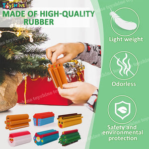 Toyshine Pack of 36 Christmas Erasers- 3D Erasers Snowman Santa Claus Party Favors Children Study Supplies Classroom Reward Xmas Gift