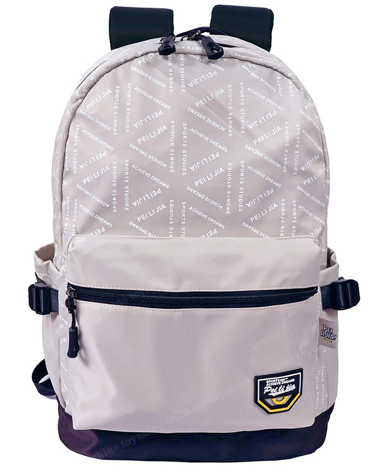 Toyshine Stylish High School College Backpacks for Teen Girls Boys Lightweight Bag - Grey