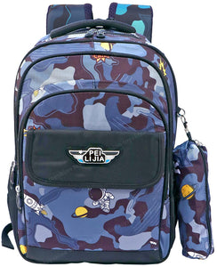 SEBNEEI,Trolley school bag 8-14 year old school backpack（Color-4）