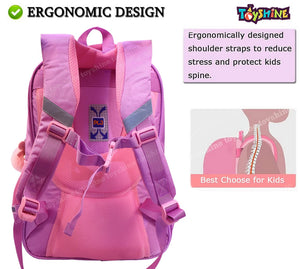 Toyshine Unicorn High School Backpacks for Teen Girls Lightweight Bag - Pink