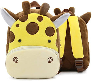 Toyshine Cute Kids Toddler Backpack Plush Toy Animal Cartoon Children Bag for 2 to 5 Years old- (Giraffe)