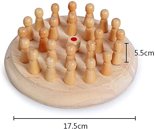 Toyshine Wooden Memory Match Stick Chess Game Set