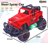 Toyshine Spray Function Remote Control SUV Car, Light Up RC Cars Sports Car 1:20 Scale Toy Vehicle, Birthday Present for Kids Boys Girls - Red